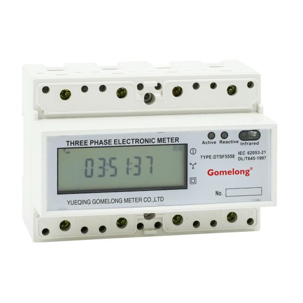 Three Phase Din Rail Small Power Meter Digital Electric Meter