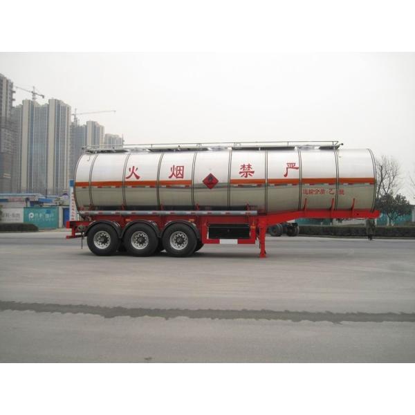 Aether Gas Diesel Liquid Tank Truck with 3 BPW Axles , 42500L SUS