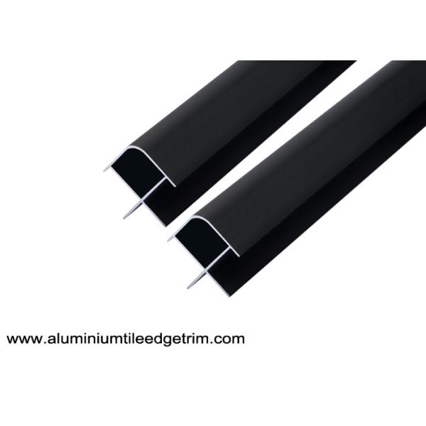 Bathroom Aluminium Tile Edge Trim For External / Exterior Corner