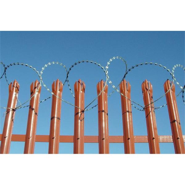 Factory Supply Hot Dipped Pool Galvanised Steel Palisade Fencing For Market