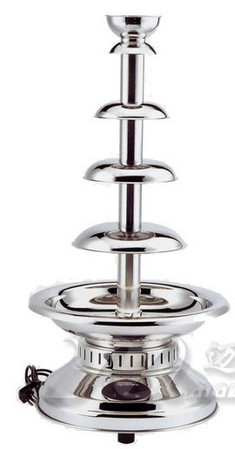 2-6 Layer Electric Chocolate Fountain For Banquet Stainless Steel 304 Material