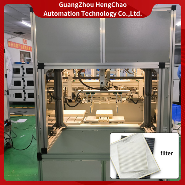 50mm Scraping Automotive Filter Manufacturing Machines Long Side Filter Strainer Welt Machine