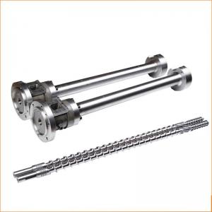 Cheap 50mm Single Screw Extruder Screw Barrel 2.0-3.0mm For Mask Melt Blown Cloth Making Machine for sale