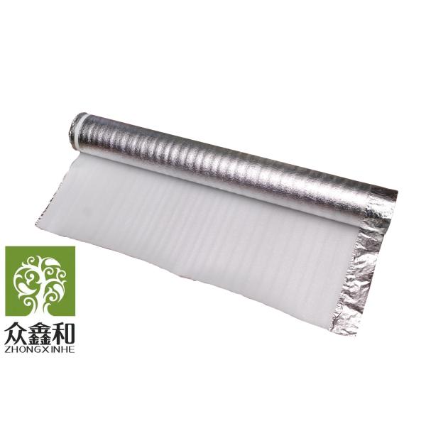 2mm Thickness Floating Floor Underlay Silver Film EPE For Waterproof Floor