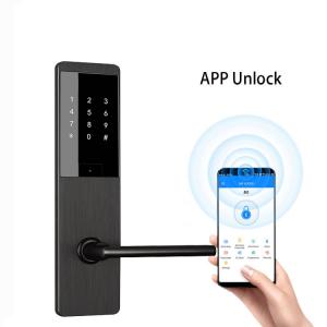 Cheap Zinc Apartment Smart Door Lock FCC Smart Door Lock App for sale