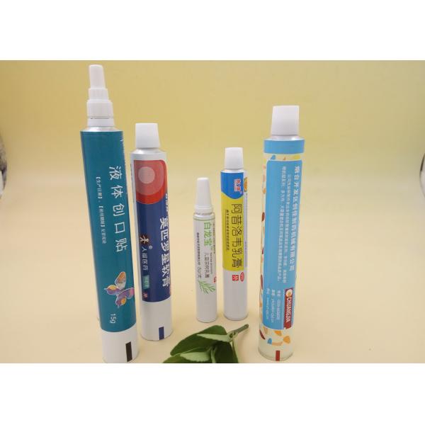 Collapsible Pharmaceutical Printed Tube Packaging Recyclable Aluminum Material