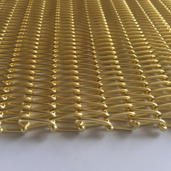 Electroplated Hot Dipped GI Spiral Knitted Wire Mesh For Fence / Gabions