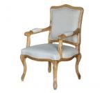 Contemporary Wooden Leisure Chair 0.35cbm Size With Linen Fabric , ISO9001