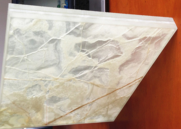 Outdoor Stone Laminated Glass , 6mm Laminated Glass Products