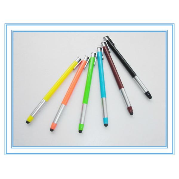retractable plastic stylus pen, click touch promotion pen