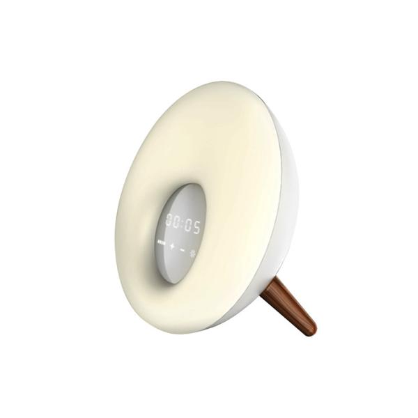 100Hz - 15KHz Bluetooth Speaker Alarm Clock With Wake Up Night DC 5V Charging