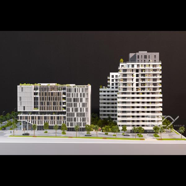 Morocco BYMARO 1/150 Balsa Wood Architectural Models Building Design