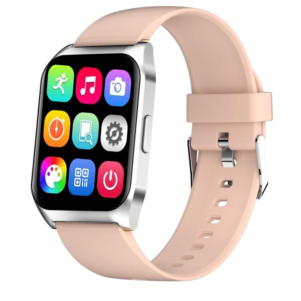 1.69 Inch IP67 Square Shape Smartwatch Health Information Sharing