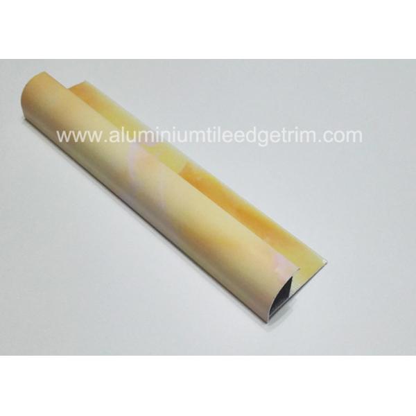 Aluminium Tile Corner Trim , Bathroom PVC Corner Beading For Tiles Anti