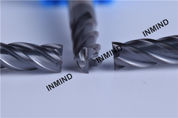 AlTiN Coating Square high speed end mills 4*4F 4 Flute , end milll cutter , Standard Type