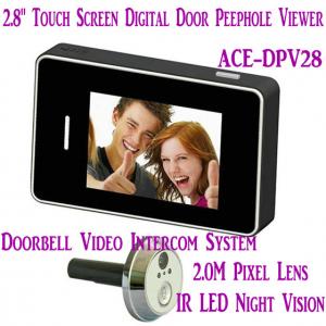 Cheap 2.8 LCD Screen Digital Peephole Viewer Doorbell Video Camera Recorder Access Control DVR for sale