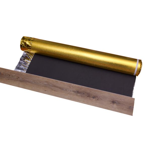 3mm Thick Wood Floor Underlay Anti Crush Mildew Resistance Black Foam