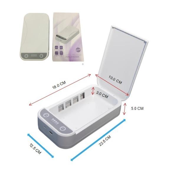 UV Ultrasonic Cellphone Deep Disinfection Sterilization Box Bag Cleaner