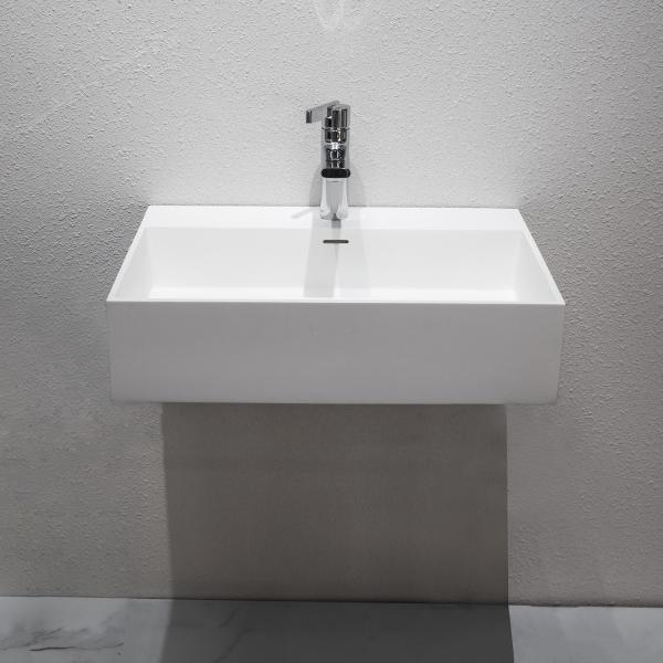 Modern Design Wall Hung Basin Matt Or Glossy Surface Finished