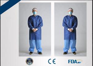 China Latex Free Disposable Lab Coats , Anti Static Medical Lab Jackets on sale