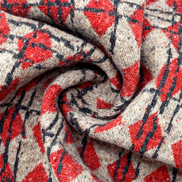 330gsm Knitted Polyester Cotton Spandex Fabric Medium Weight High End Cotton