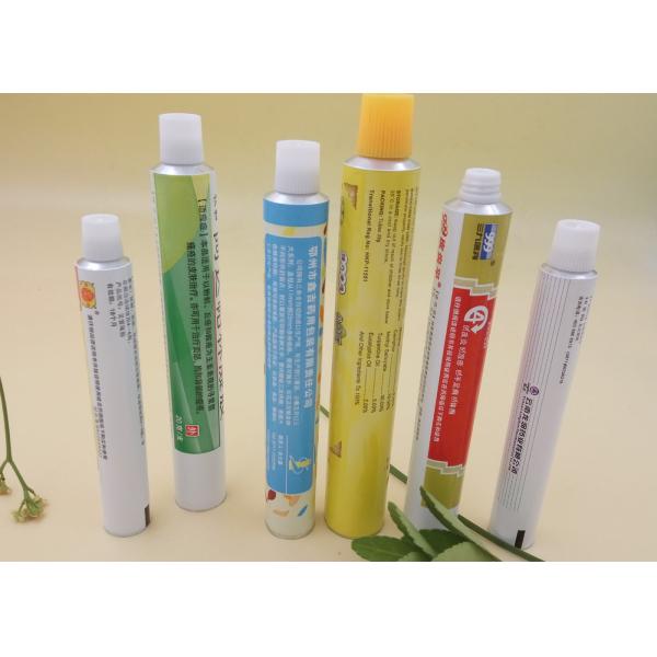 Medicine Aluminum Gel Tube , Metal Squeeze Tubes