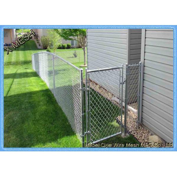 Vinyl White 6'h/8'w Garden Privacy Chain Link PVC Fence
