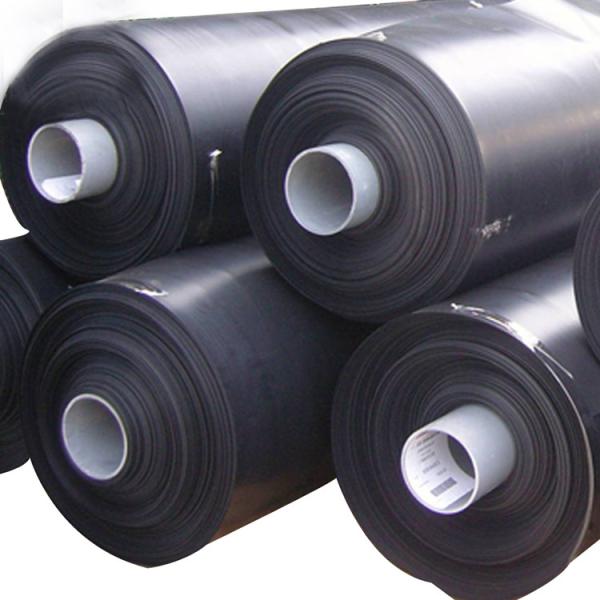 Black Anti Aging EPDM PVC Geomembrane Liner 1mm Fish Pond Liner