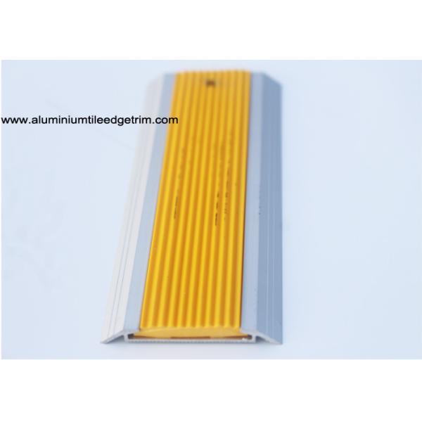 50 mm Width Flat Aluminium Door Bar Threshold Strips With Rubber Flame Retardant