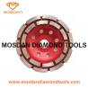 Buy cheap Double Rows Diamond Segment Cup Wheel Disc with Thread from wholesalers