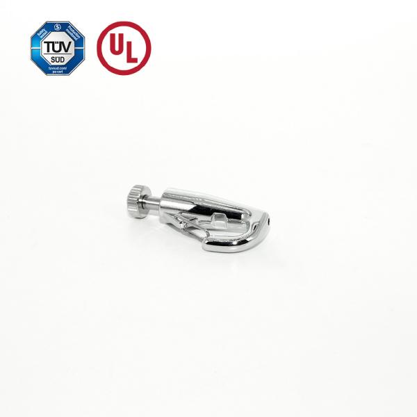 Decorative Painting Hook Lighting Accessories For Hanging System Cable Gripper With Spring-loaded Hook