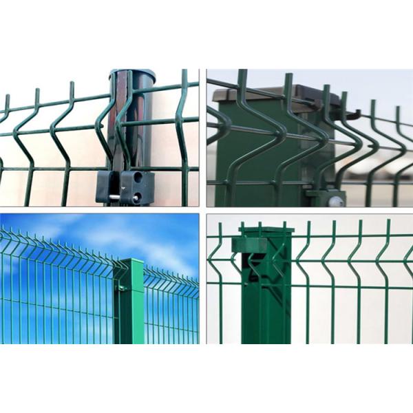 V Profiled Welded Mesh Fencing 50x50mm 50x100mm 3D Curved Fence