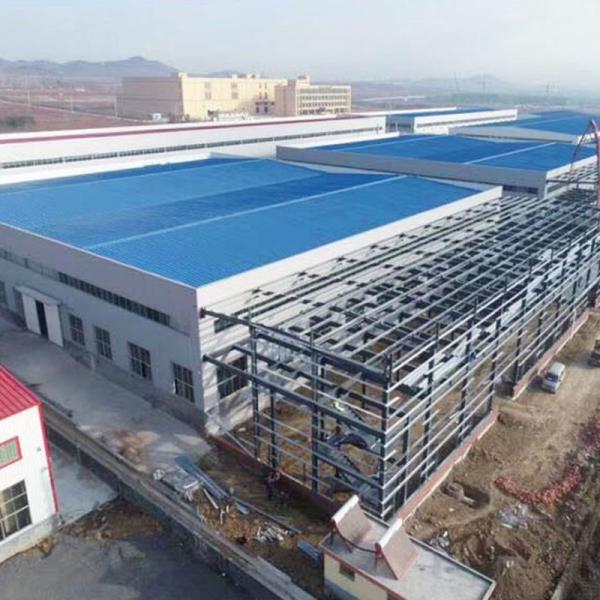 Customized Steel Structure Warehouse Construction With Insulated Sandwich Panel