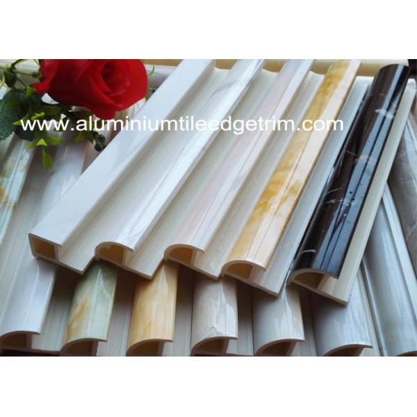Coloured Plastic Wall Tile Trim Edging Thermal Transfer Printing Elegant Design