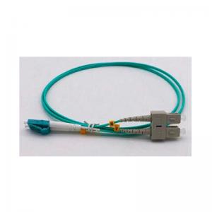 Cheap 5m Fiber Patch Cord , 50/125 Multimode Fiber Duplex Fibre Optic Patch Cord for sale