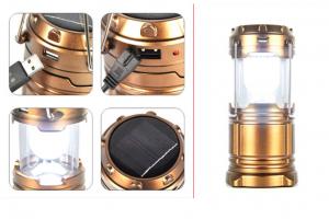 Cheap Solar Panel rechargeable led camping lantern Portable Light Camping ABS Shell for sale