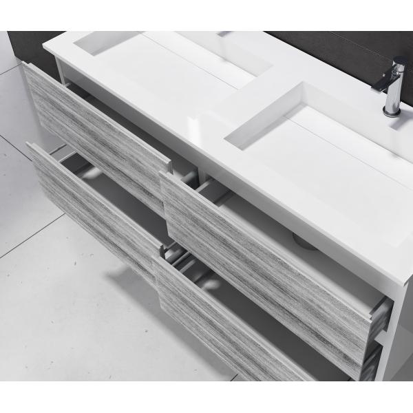 Solid Surface Bathroom Vanity Cabinets Non Toxic Eco Friendly
