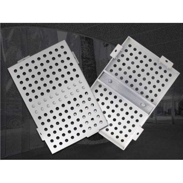 Customized Thickness Perforated Exterior Cladding Panels Aluminum Veneer Sheets 5mm 4mm