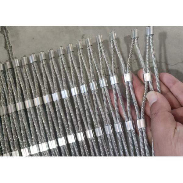 SS304 Stainless Steel Wire Rope Net 22mm*22mm Mesh with 1.5mm Wire Diameter for