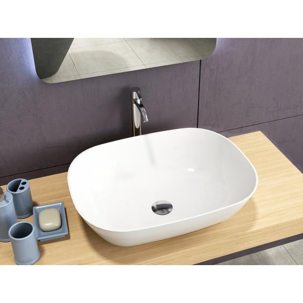 Durable Counter Top Basin Tone Vessel Bathroom Sinks  Eco Friendly