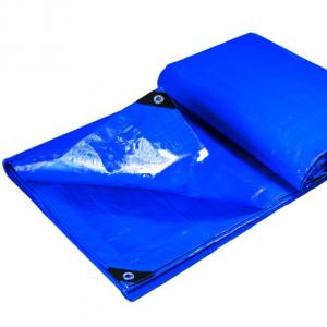 Cheap Coated PE Tarp Waterproof Light Weight Roof Cover Blue Polyethylene Tarpaulin Sheet PE for sale