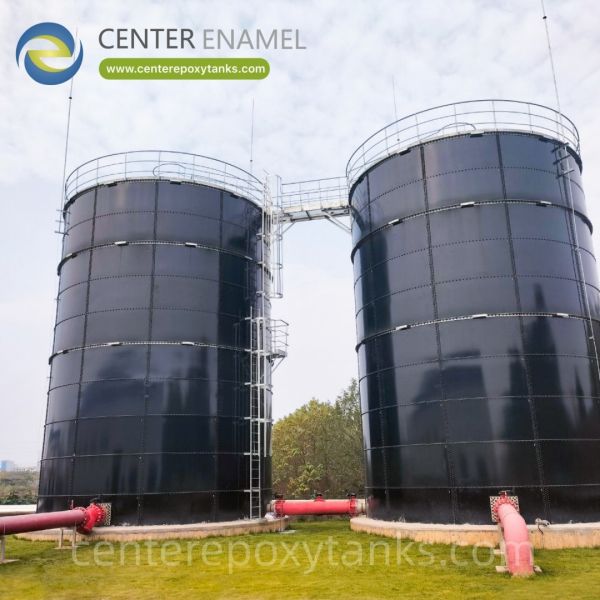 Fusion Bonded Epoxy Tank for Chemical Plant Wastewater Treatment: Provides superior protection against the corrosive demands of chemical discharge.