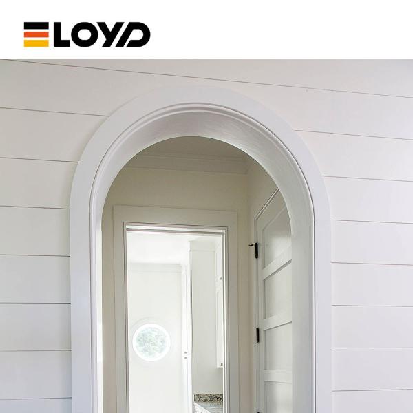 Slimline External Black Glass French Door Hardwood Personalized