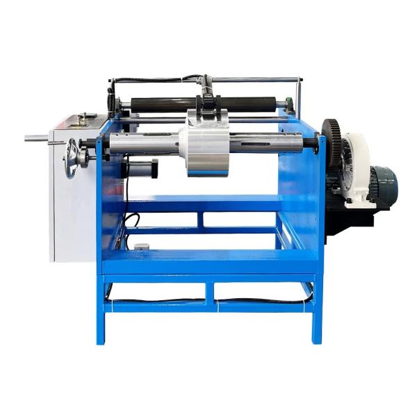 Raw Material Manual Rewinding Machine for Chocolate Wrapping Paper Aluminum Foil Roll