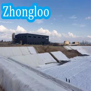 Cheap Non Woven PP Long Fiber Filament Geotextile Drainage Fabric For River Filtration for sale