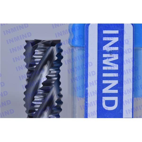 Middle / Low Speed Roughing End Mills With Tungsten Carbide Material SGS