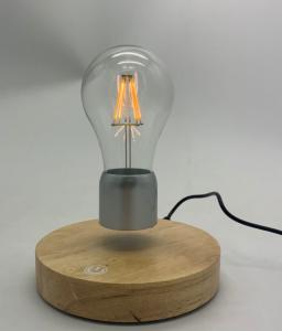 Cheap Magnetic Levitating Floating Wireless LED Light Bulb Desk Lamp for Unique Gifts, Room Decor, Night Light for sale