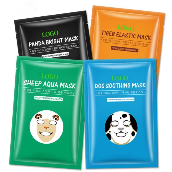 Skin Friendly Pretty Animalz Face Mask Make Skin Firm / Elastic Minimizes Pores Size