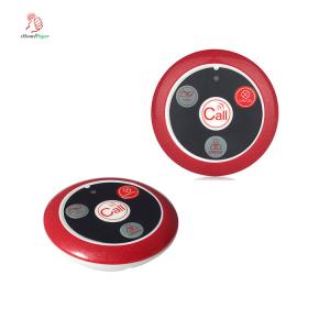 Cheap China supply cheap price wireless pager four keys push button for restaurant cafe hotel service for sale
