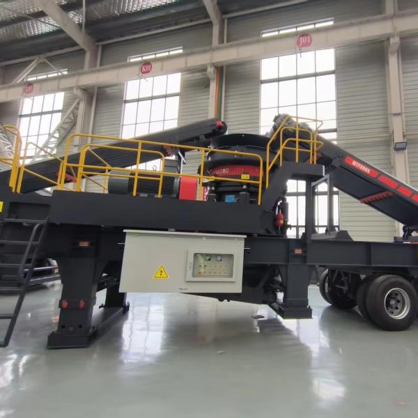 China Hot Sale MTNG400S-3 Wheel Type Mobile Crushing and Screening Station Plant Price